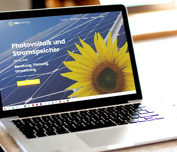 Carmen Dullnig Design EBZ Energie Website