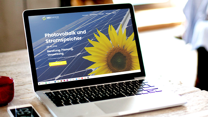 Carmen Dullnig Design EBZ Energie Website