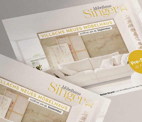 Möbelhaus Singer Inserat Carmen Dullnig Design